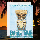 Buscar tiki invitaciones Luau hawaiano