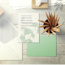 Buscar ginkgo invitaciones Verde esmeralda