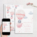 Buscar elefante invitaciones Rosa