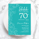 Buscar 70th birthday invitaciones Para ella