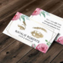Buscar marco floral tarjetas de visita Maquillador
