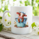 Buscar cerdo lindo tazas Floral