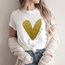 Buscar el amor nunca falla camisetas Corazón