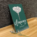 Buscar limpieza verde tarjetas de visita Profesional
