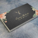 Buscar oro vintage tarjetas de visita Floral