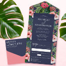 Buscar tropical boda invitaciones Elegante