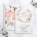 Buscar décimo aniversario invitaciones Elegante
