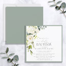 Buscar del muchacho invitaciones para bautizos Elegante