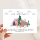 Buscar camper invitaciones Cualquier niño