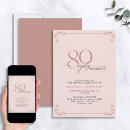Buscar 80 invitaciones Rosa