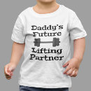 Buscar futuro papá camisetas Levantamiento