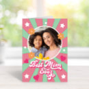 Buscar flores del vintage tarjetas Foto