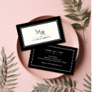 Buscar encanto tarjetas de visita Minimalista