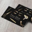 Buscar extensiones del pelo tarjetas de visita Peluquería