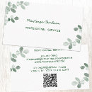 Buscar botanical tarjetas de visita Watercolor