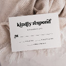 Buscar novia de moda tarjetas rsvp General y unisex