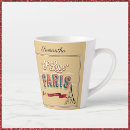 Buscar torre eiffel tazas Avión