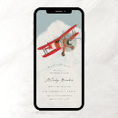 Buscar aviación invitaciones Vintage