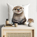 Buscar otter cojines Lindo