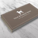 Buscar caminando tarjetas de visita Cachorro