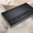 Buscar transporte tarjetas de visita Negro