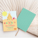Buscar fiesta playa invitaciones Para niños