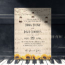 Buscar musicales del boda invitaciones Vintage