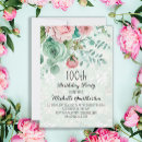 Buscar rosa y verde menta invitaciones Para ella