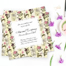 Buscar viejo inglés invitaciones Flores