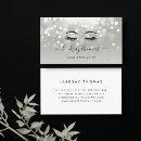 Buscar platino tarjetas de visita Artista de maquillaje