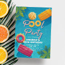 Buscar piscina invitaciones Moderno