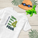 Buscar número cuatro camisetas Para niños