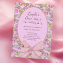 Buscar espejo del vintage invitaciones Floral
