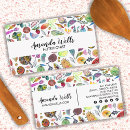 Buscar verduras tarjetas de visita Clientes