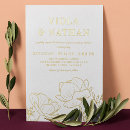 Buscar oro boda invitaciones Único