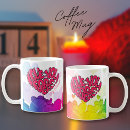Buscar día val tazas Corazones