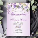 Buscar violeta lila invitaciones Floral