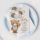 Buscar oso de peluche marrón invitaciones Para ella