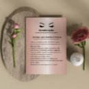 Buscar rose gold tarjetas de visita Makeup artist