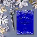 Buscar azules tarjetas de agradecimiento Invitados