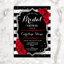 Buscar red black wedding invitaciones Para ella