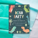 Buscar dinosaurios invitaciones para niños