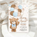 Buscar marrón azul invitaciones Para niños