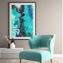 Buscar azul y negro arte Abstracto