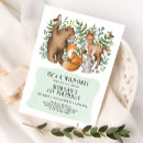 Buscar woodland birthday invitaciones Para niños