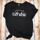 Buscar gato negro camisetas simple