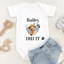 Buscar dog bebe ropa Divertido
