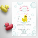 Buscar pato de goma invitaciones Burbujas