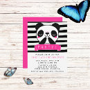 Buscar panda invitaciones Chica