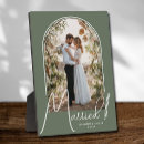 Buscar caligrafía placas fotograbadas Recién casados